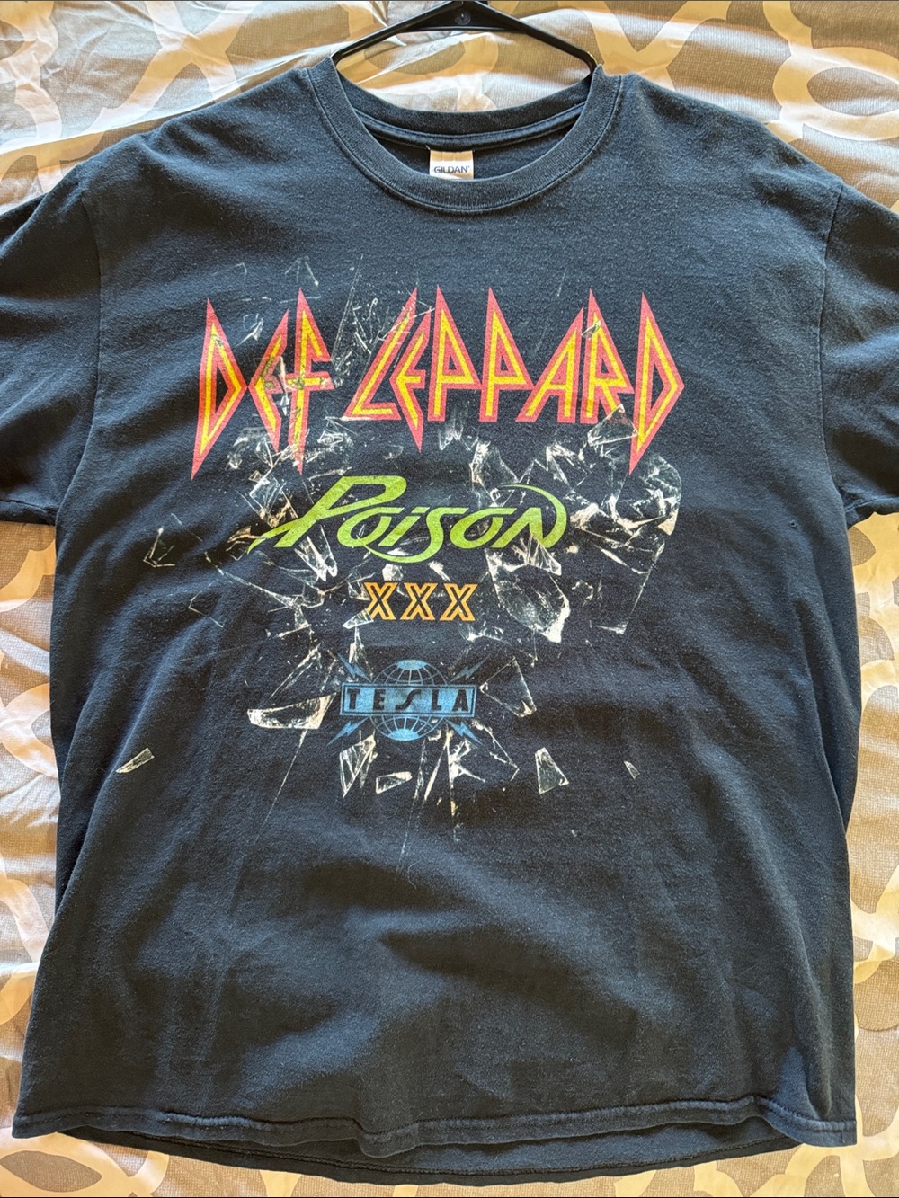Def Leppard Poison Tesla 2017 Tour Graphic Tee